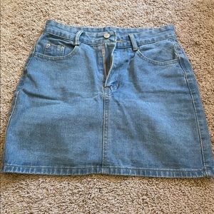 Jean skirt